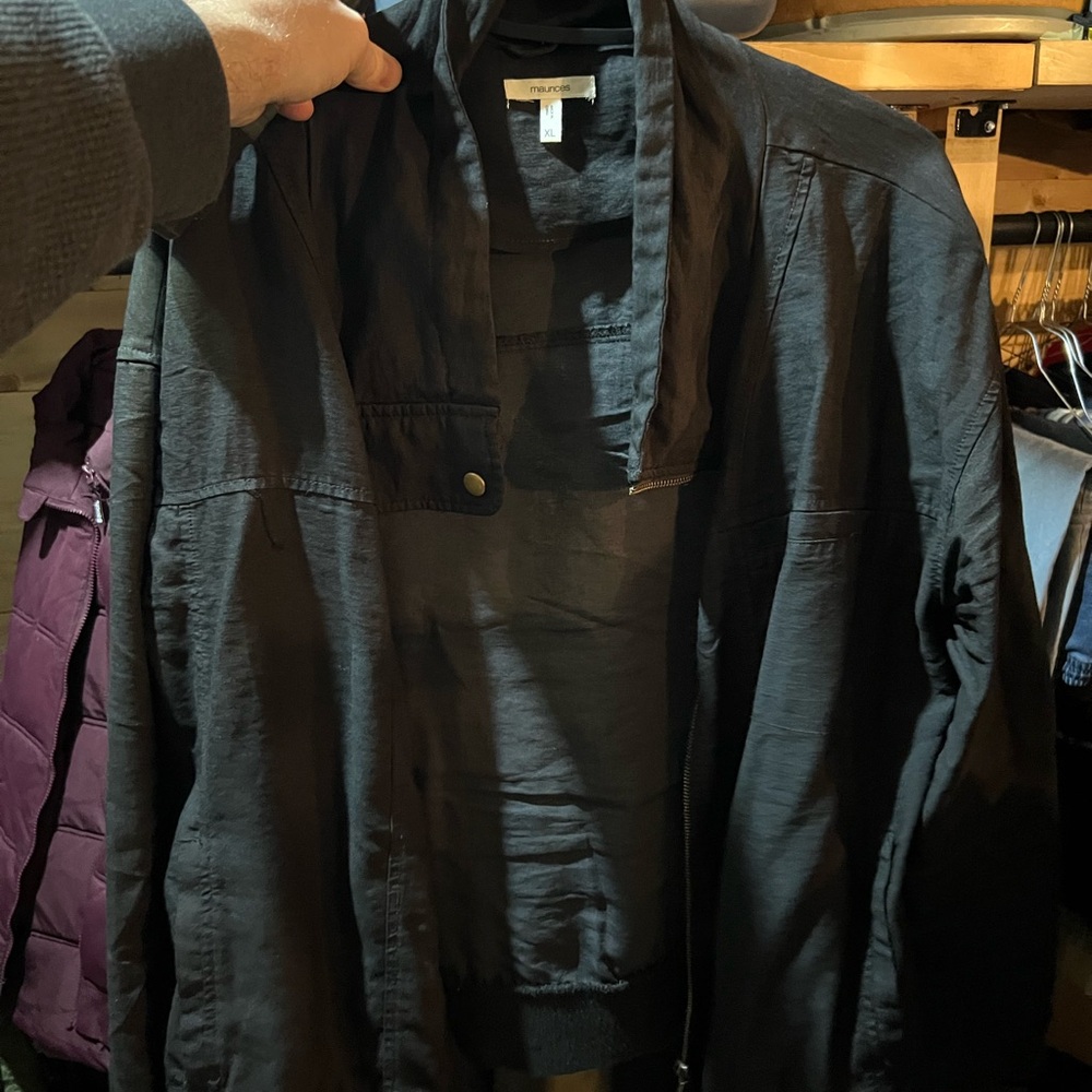 Maurices Black Lightweight Jacket